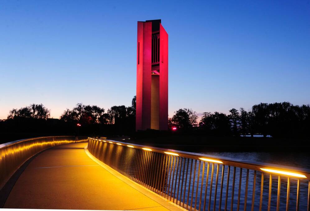 Ten composers from around the country will play songs at the National Carillon for a new album.  Photo: Melissa Adams
