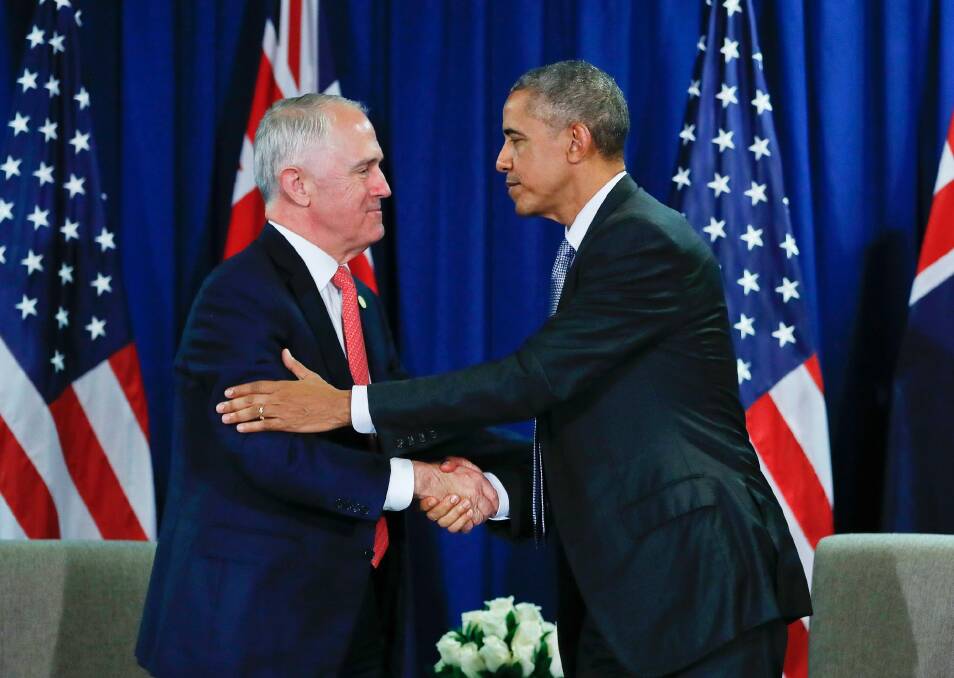 Prime Minister Malcolm Turnbull met with US President Barack Obama at the APEC summit. Photo: Pablo Martines Monsivais