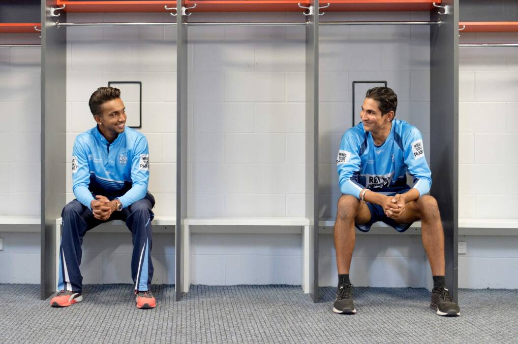 Arjun Nair and Jason Sangha are two of the brightest young stars in Australian cricket. Photo Jay Cronan Photo: Jay Cronan