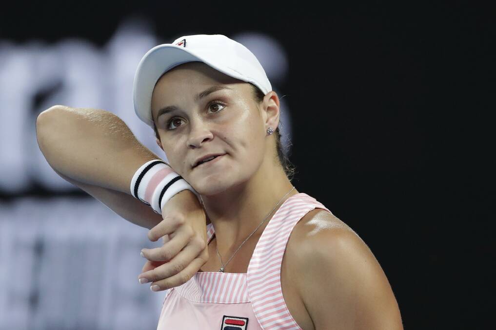 Australian Ash Barty made it to the women's singles quarter final at the 2019 Australian Open.  Photo: EPA