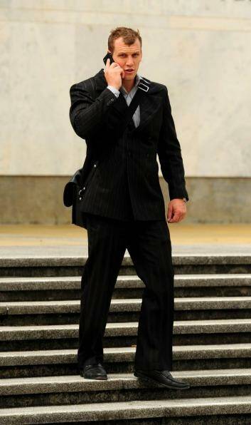Former Olympic boxer Adam Tony Forsyth leaves the ACT Supreme Court in 2012. Photo: Stuart Walmsley