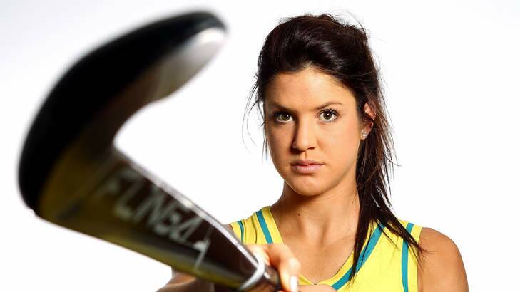 Canberra's Anna Flanagan scored Australia's only goal in the World League final. Unfortunately, the Hockeyroos lost 5-1. Photo: Getty Images