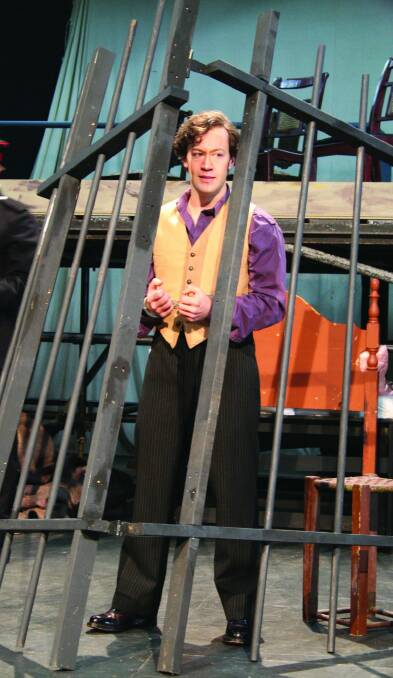 Tim Sekuless as Macheath has presence, especially in the death cell scenes. Photo: Helen Drum