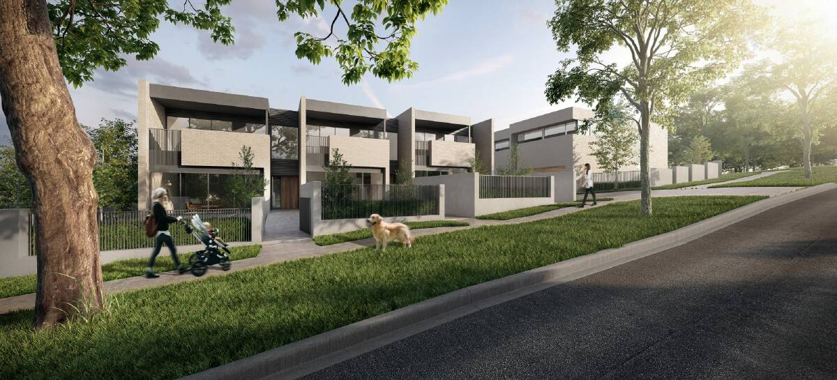 Canberra's property industry feared a hike to the ACT's lease variation charge would make building townhouses uneconomical. Photo: Supplied