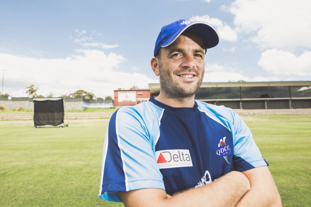 Leigh Walker is playing cricket for Queanbeyan after joining the club from England. Photo: Jamila Toderas