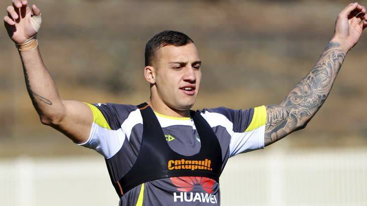 Sydney clubs could be willing to pay more for in-form centre Blake Ferguson. Photo: Graham Tidy
