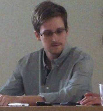 Shadow: US intelligence leaker Edward Snowden. Photo: Reuters