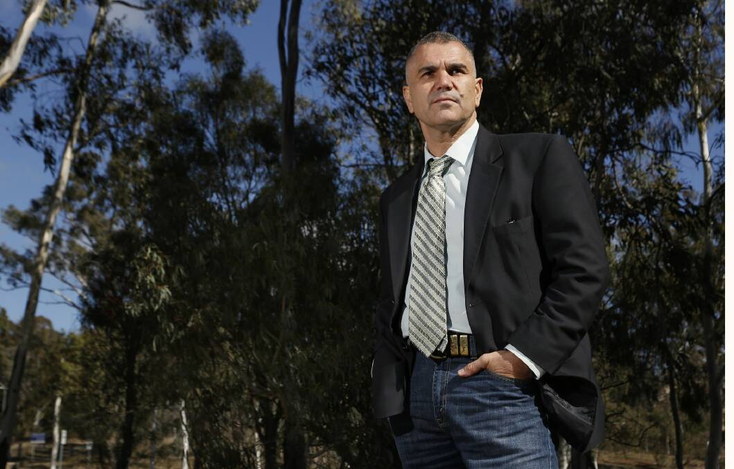 University of Canberra's Professor Chris Sarra. Photo: Jeffrey Chan