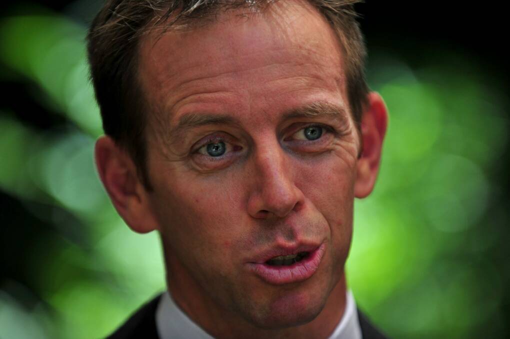 Shane Rattenbury has called for a ban on greyhound racing in Canberra. Photo: Karleen Minney