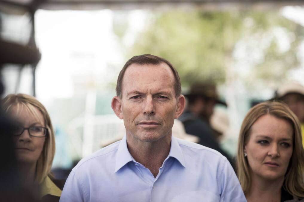 Under the pump: Prime Minister Tony Abbott. Photo: Dominic Lorrimer