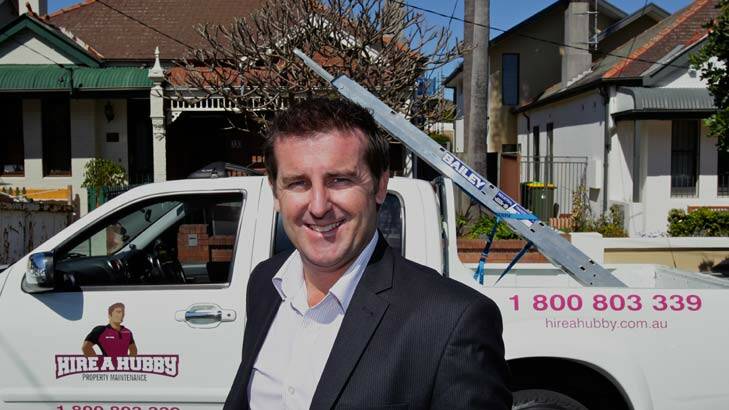 Brendan Green has grown Hire A Hubby into a 301-strong franchise operation. Photo: Dallas Kilponen