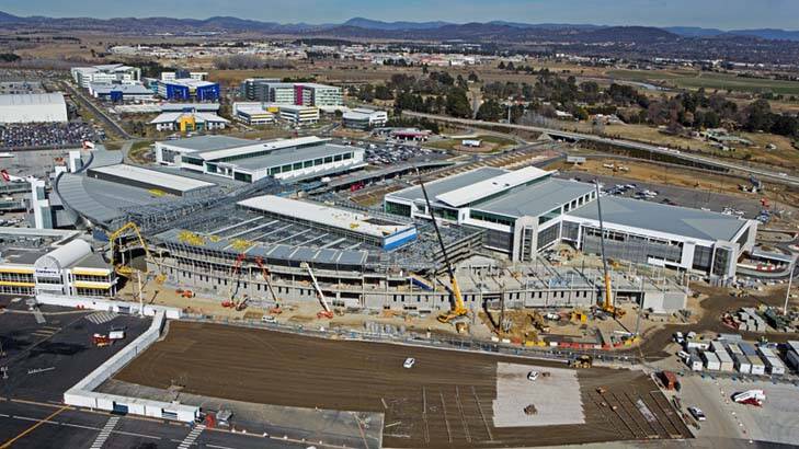 Construction continues as the western concourse takes shape. Photo: Supplied