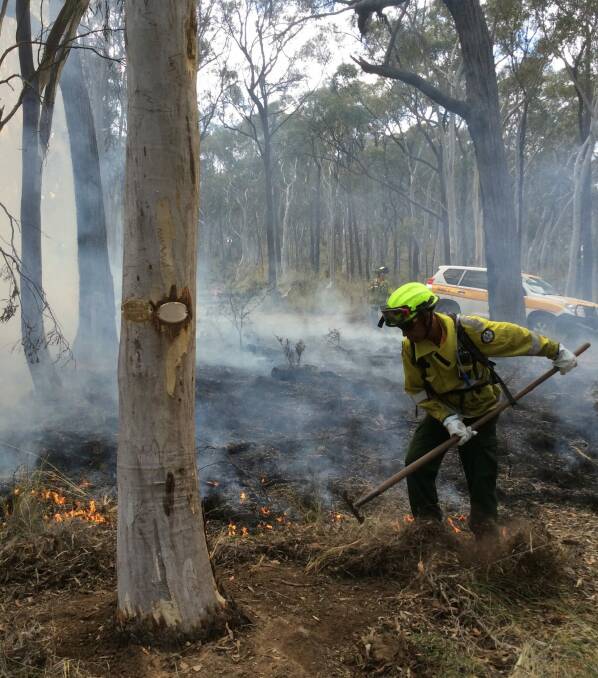 A ranger conducting controlled burns. Photo: Supplied