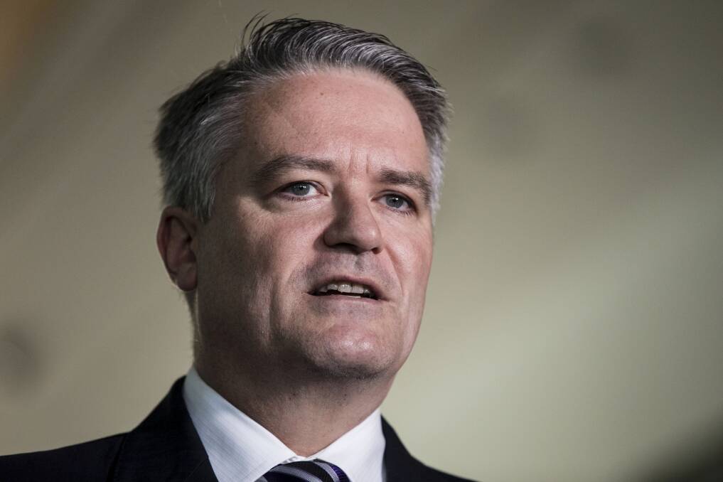 Mathias Cormann defended the Coalition's use of contractors upon becoming public service minister. Photo: Dominic Lorrimer