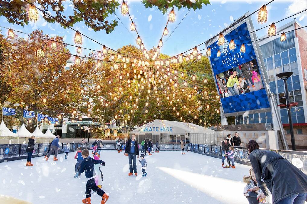 Festive occasion: Garema Place will be transformed into a winter wonderland in June and July. Photo: Supplied