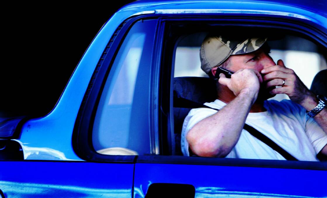 Drivers using phones behind the wheel is also a major concern. Photo: Louise Kennerly