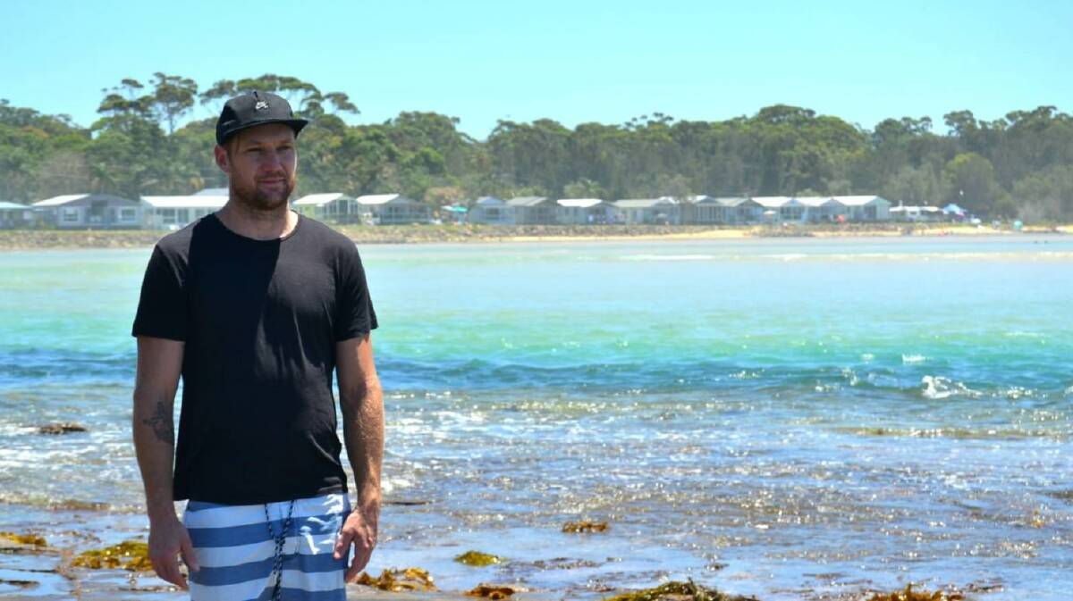 Damien Martin was one of two people who rescued the group of swimmers. Photo: Emily Barton