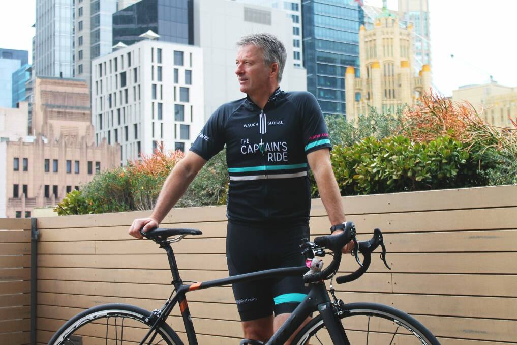 Steve Waugh will ride through Canberra on his "Captain's Ride" next week. Photo: Supplied