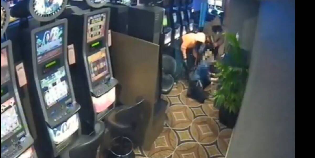CCTV footage of the robbery released by ACT Policing. Photo: ACT Policing