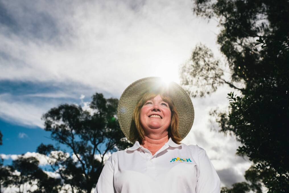 Sharon Dei Rocini who had multiple tumors after a melanoma spread into her blood. She will be marching in the Melanoma March on March 19th. Photo: Rohan Thomson