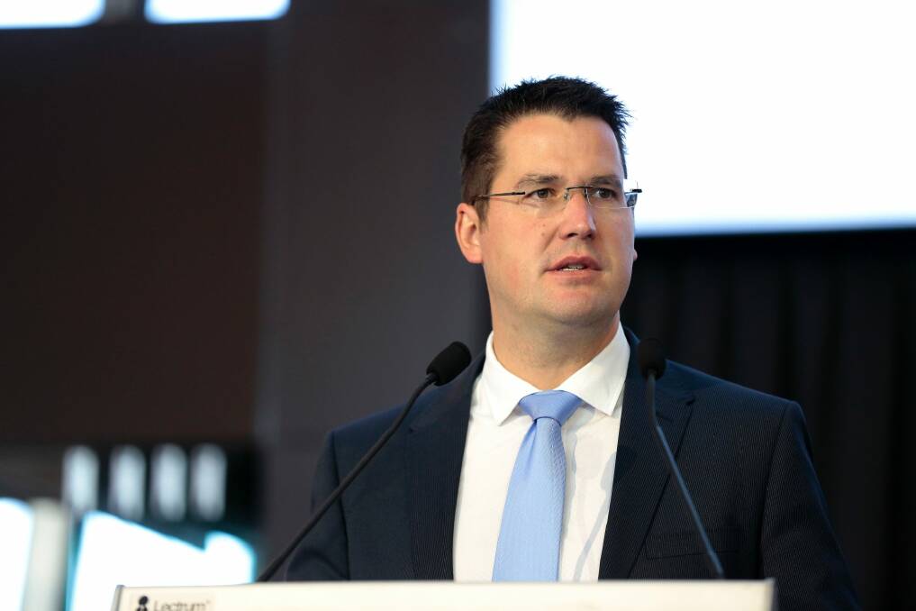 Zed Seselja has emerged from the Liberal party's ructions with a new assistant ministry. Photo: Jeffrey Chan