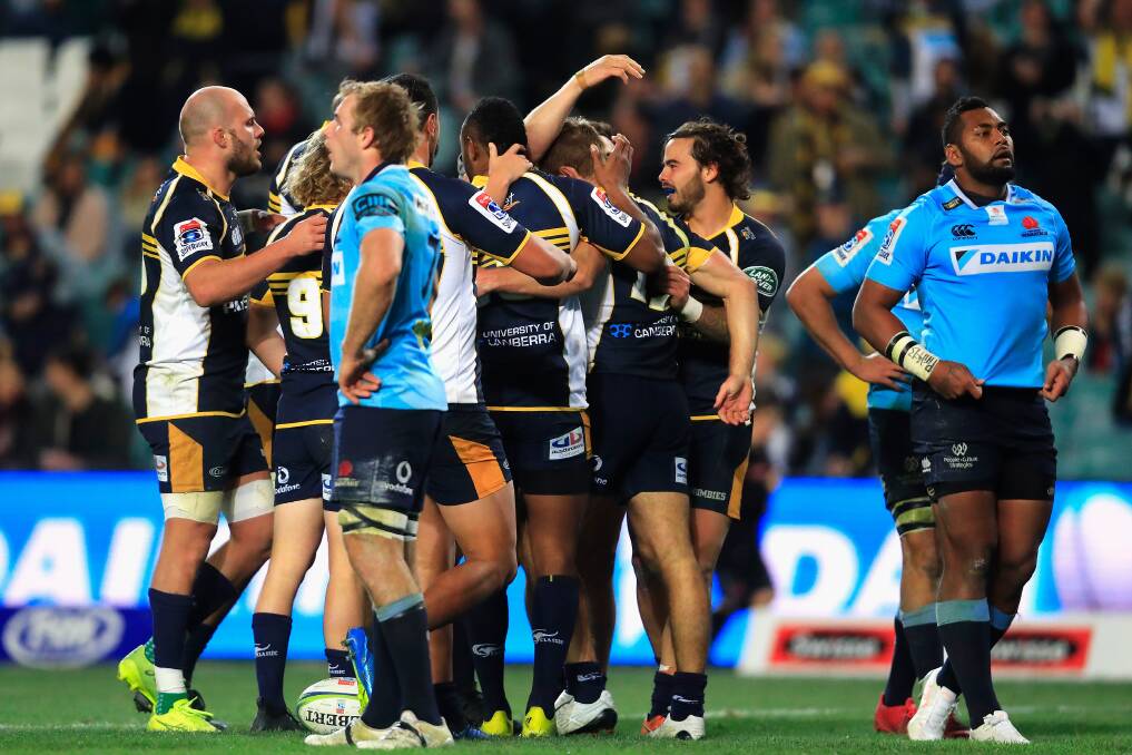 The Brumbies thrashed the NSW Waratahs in the last round of the season. Photo: AAP