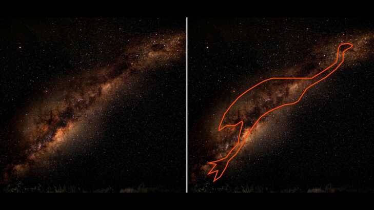 Star attraction: Emu in the Milky Way Photo: courtesy Barnaby Norris