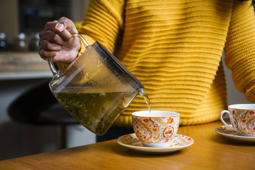 The colder weather is right for tea drinking. Photo:  Dion Georgopoulos
