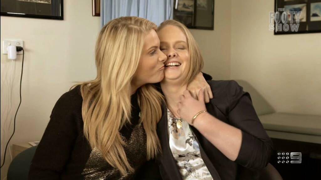 Erin Molan described her sister as an 'inspiration'. Photo: Channel Nine