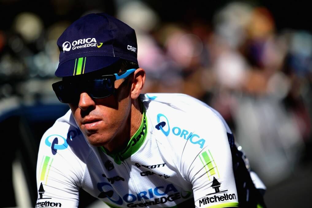 Canberra cyclist Mathew Hayman has signed a new two-year deal with Australian team Orica-GreenEDGE. Photo: Daniel Kalisz