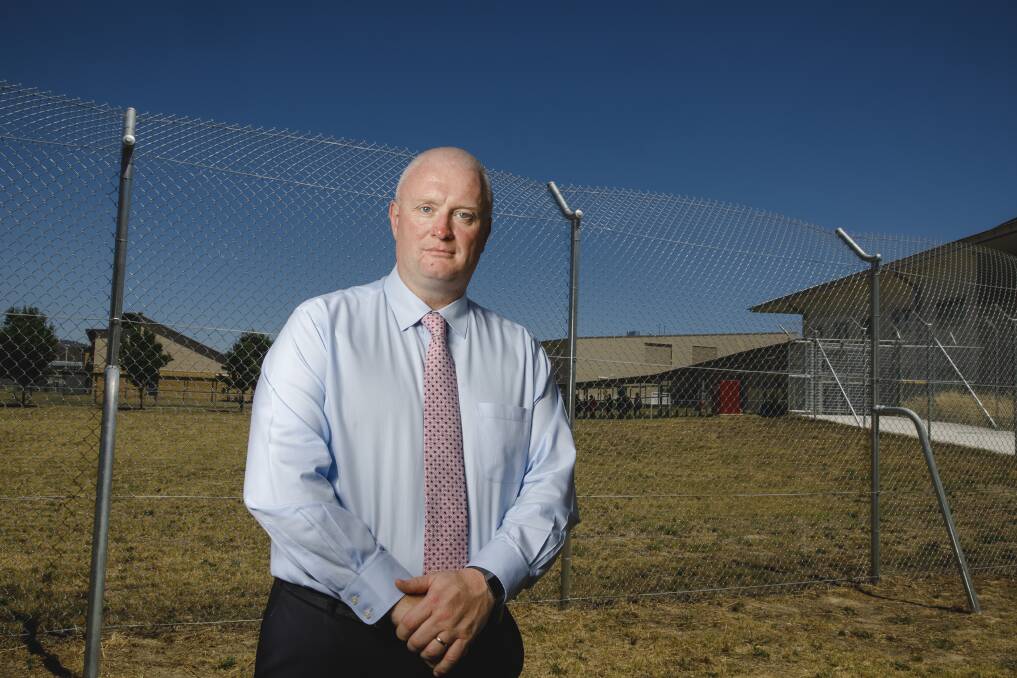 ACT Corrective Services executive director Jon Peach at the Alexander Maconochie Centre in 2018. Photo: Sitthixay Ditthavong