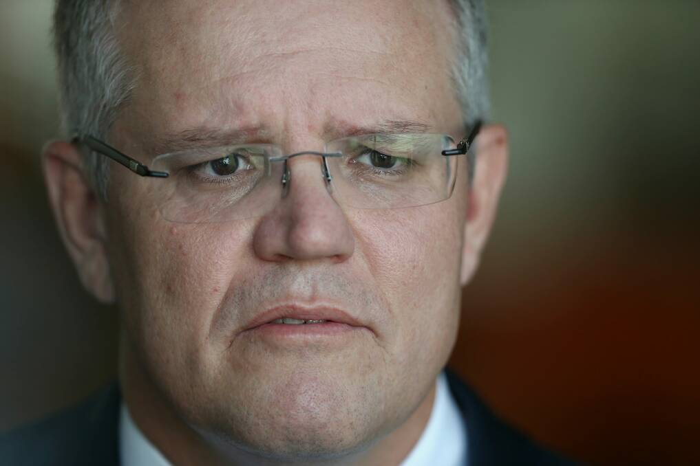 Social Services Minister Scott Morrison's changes to the pension are facing staunch opposition in the Senate. Photo: Alex Ellinghausen