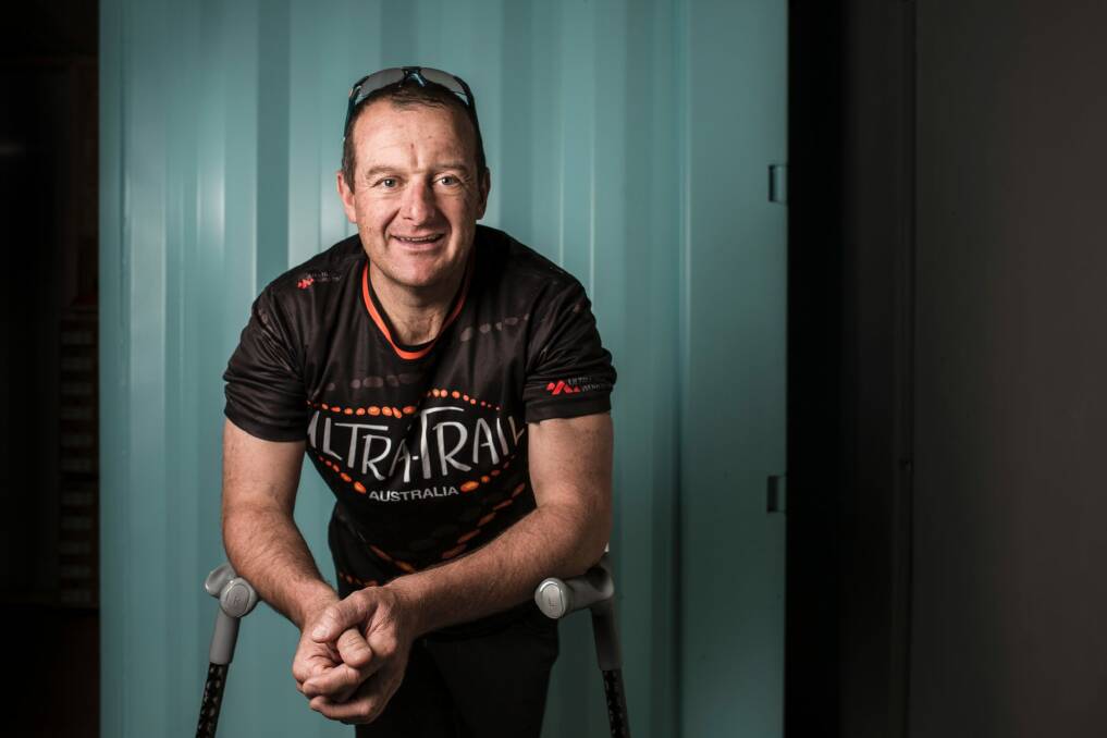 Michael Milton is Australia's most successful winter Paralympian and competing in an ultra-marathon this weekend.  Photo: Jamila Toderas