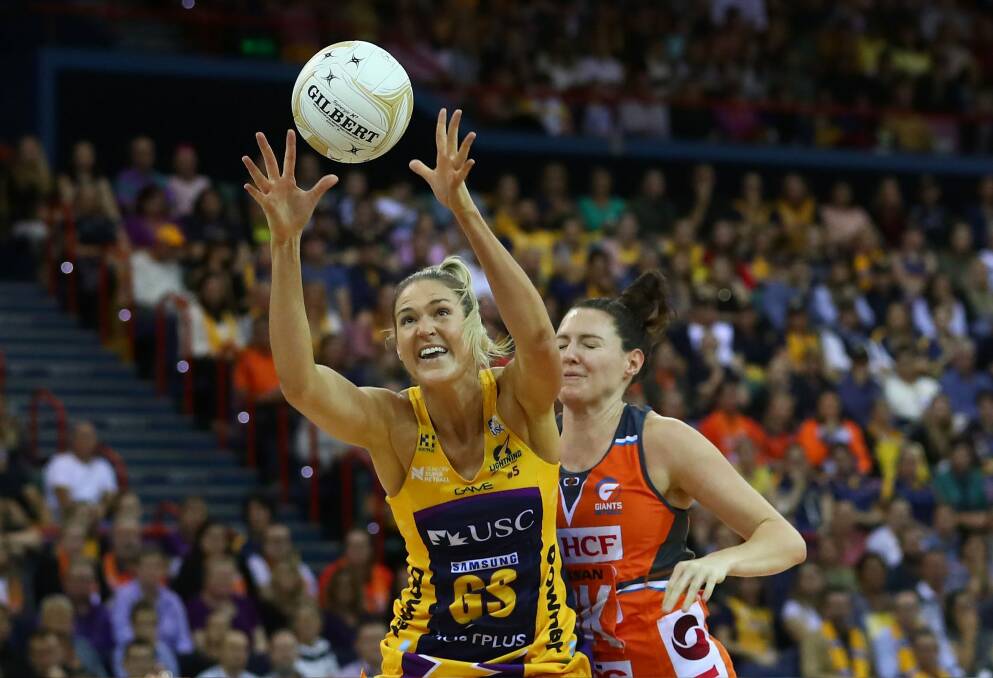 The Lightning's Caitlin Bassett starred in the grand final against the Giants. Photo: Getty Images