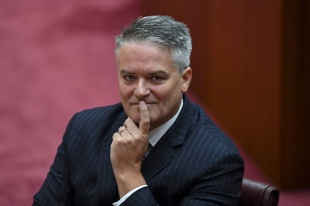 Finance and Public Service Minister Mathias Cormann welcomed the interim report. Photo: AAP