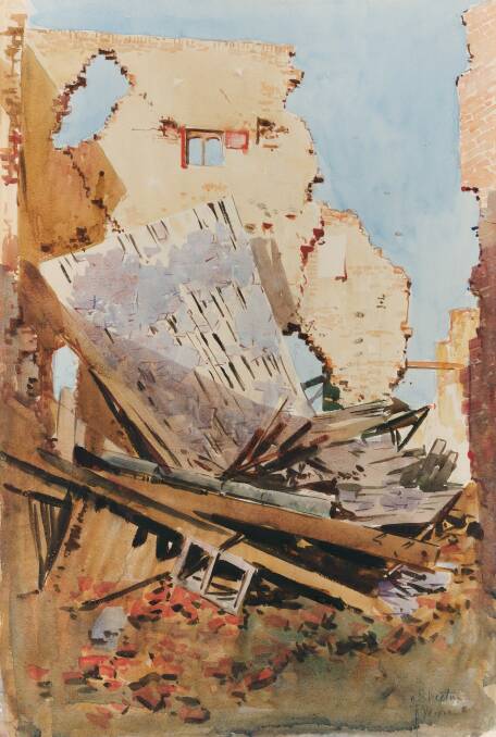 Like many artists, Arthur Streeton was inspired by ruins. Photo: Supplied