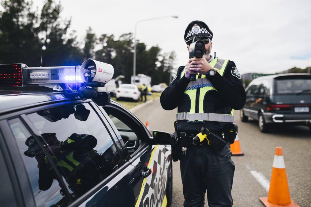 The number of traffic infringement notices being issued in the ACT has dropped but the number of speeding offences has remained much the same. Photo: Supplied