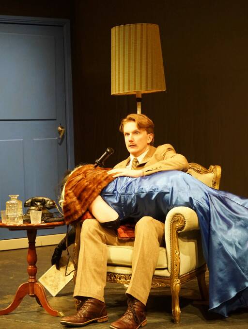 Steph Roberts and Patrick Galen-Mules in The 39 Steps. Photo: Helen Drum