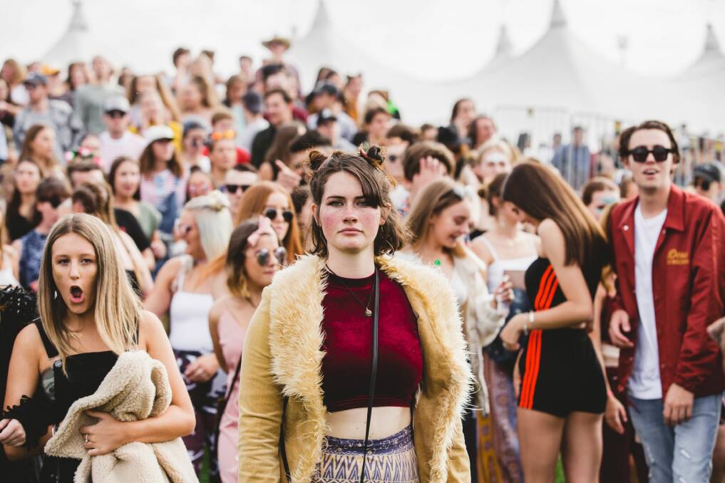 Lauded or not? Crowds at Canberra’s Groovin the Moo this year. Photo: Jamila Toderas
