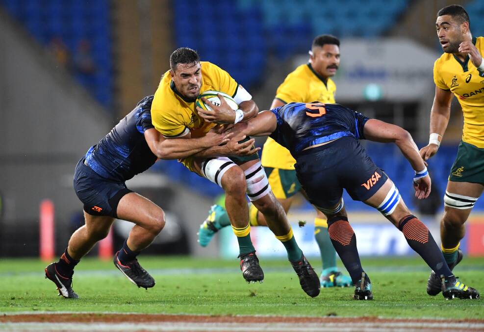 Rory Arnold has been named on the Wallabies bench to play New Zealand on Saturday. Photo: AAP