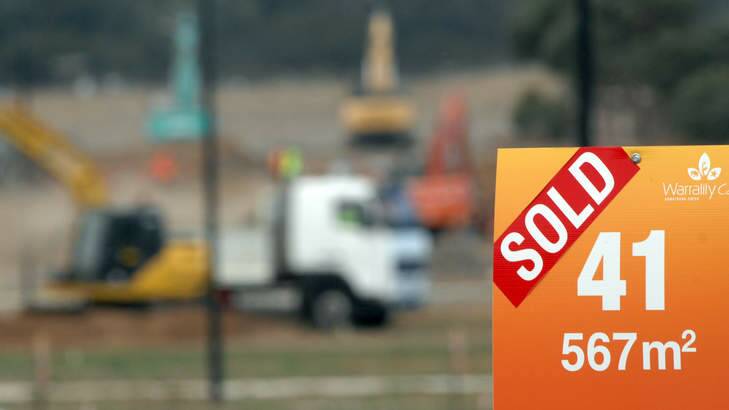According to figures from the ABS Canberra has joined a national trend of declining building approvals. Photo: Drew Ryan