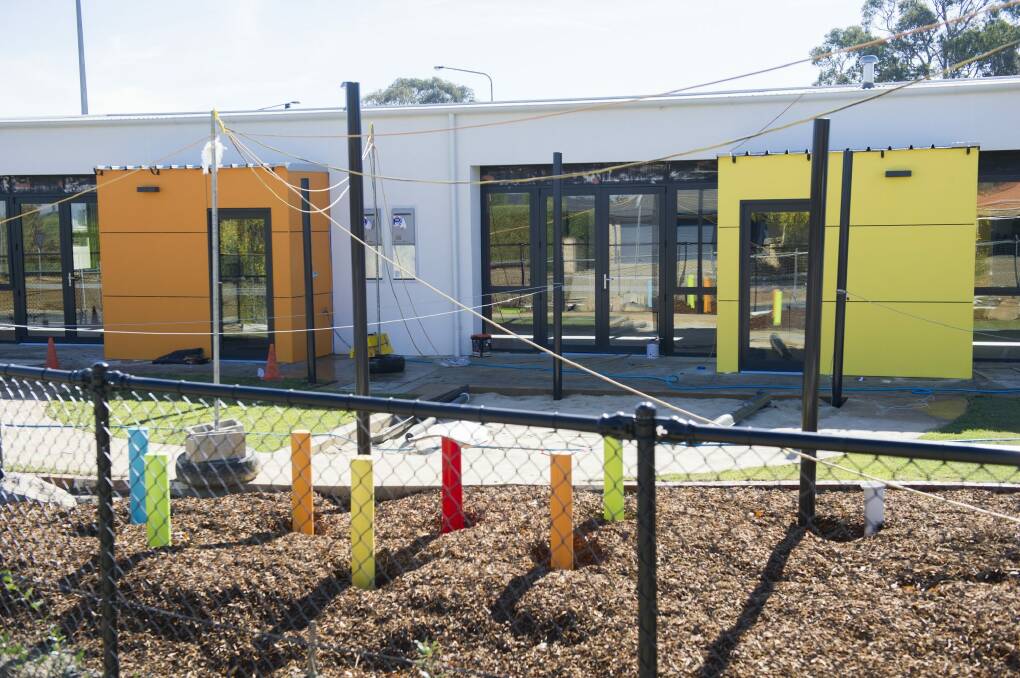 A new childcare centre at 2 Mornington Street in Amaroo is nearing completion but could be delayed. Photo: Rohan Thomson