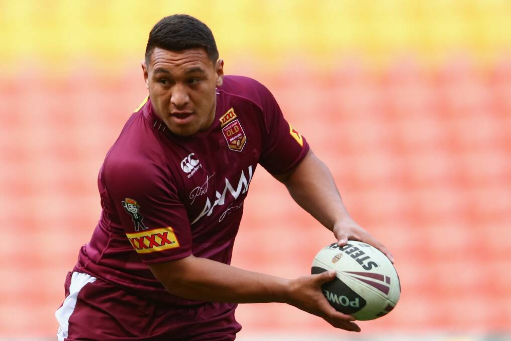 Queensland enforcer: Josh Papalii credits Raiders coach Ricky Stuart for helping him turn his season around. Photo: Getty Images