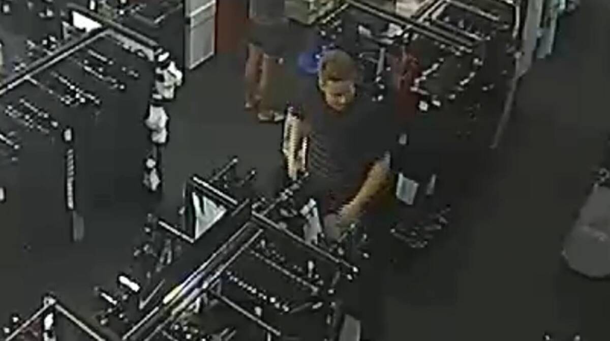 Police are searching for this man who was seen filming a woman at Sunshine Plaza on the Sunshine Coast in Queensland. Photo: Supplied
