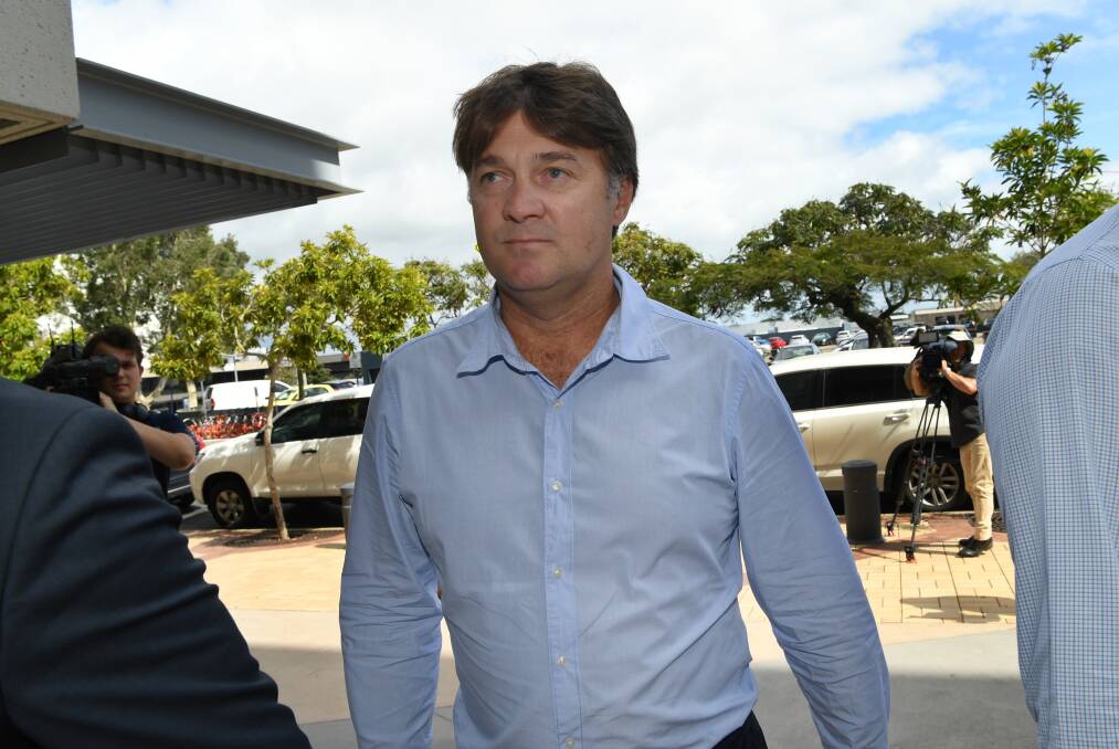Dreamworld General Manager Troy Margetts arrives at the Magistrates Court at Southport. Photo: AAP/Dan Peled
