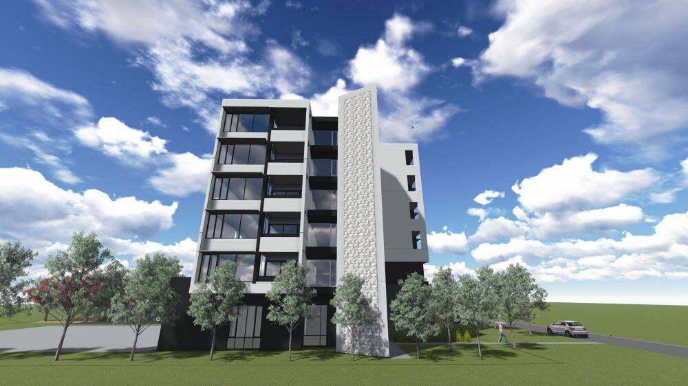 An artist’s impression of the Gungahlin Common Ground housing project. Photo: Supplied