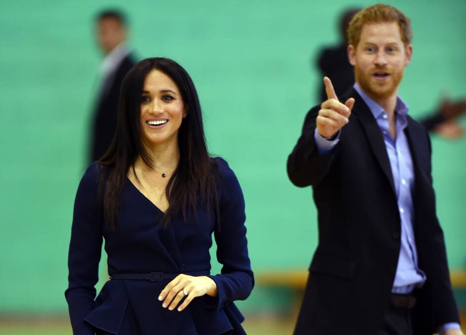 Britain's Prince Harry and Meghan, Duchess of Sussex will arrive in Sydney next month. Photo: Eddie Mulholland