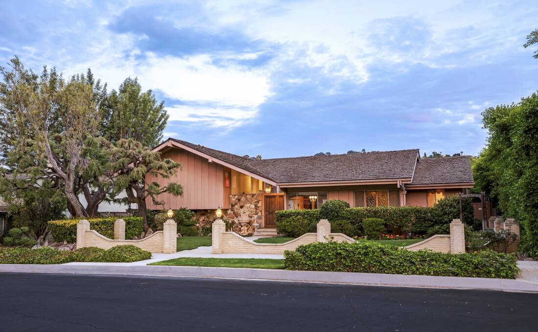 The home which featured in the opening and closing scenes of "The Brady Bunch"  was listed for sale for $1.885 million.  Photo: AP