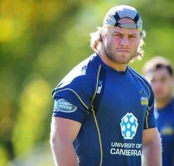 Dan Palmer... ruled out for Brumbies' clash against NSW Waratahs on Saturday night. Photo: Katherine Griffiths