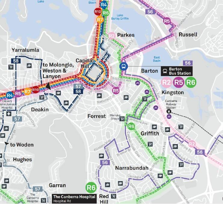 The proposed bus service to Forrest. Photo: Screenshot